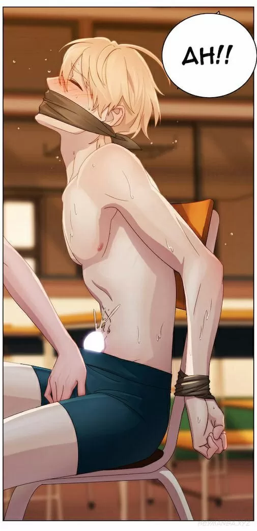 Tied up in the middle of the gym, free to be used by any girl in your school until one of them let you go posted by Oak_jack