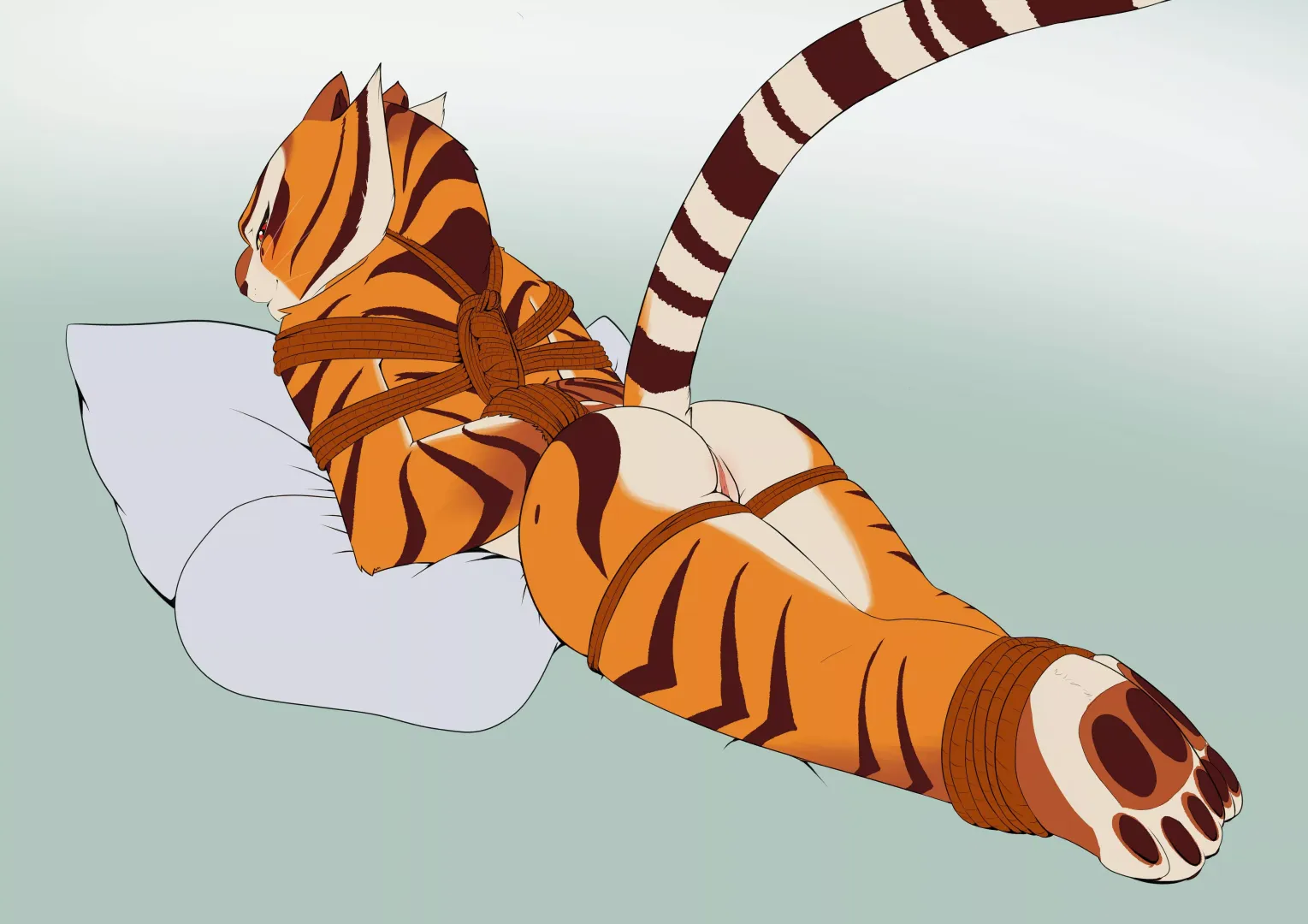 Tied up stripes [F] (Sabrotiger) posted by OwO_Bot