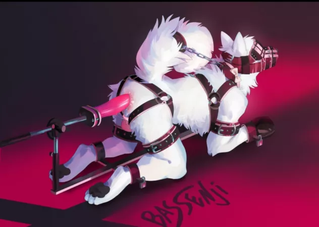 Tied up with a dildo [M]achine is the dream by Anal_femboi