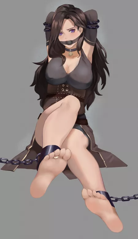 Tied-up Yennefer [The Witcher] (Rainnear) by cold_stew