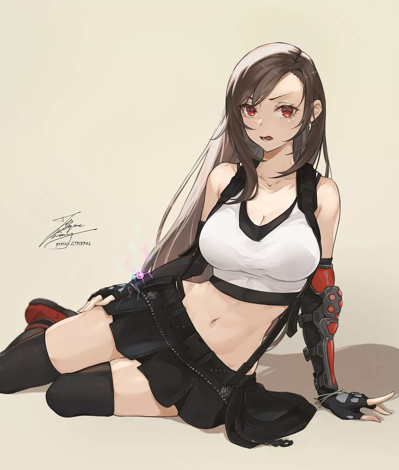 Tifa by (Fadingz) [Final Fantasy] posted by Faoovo