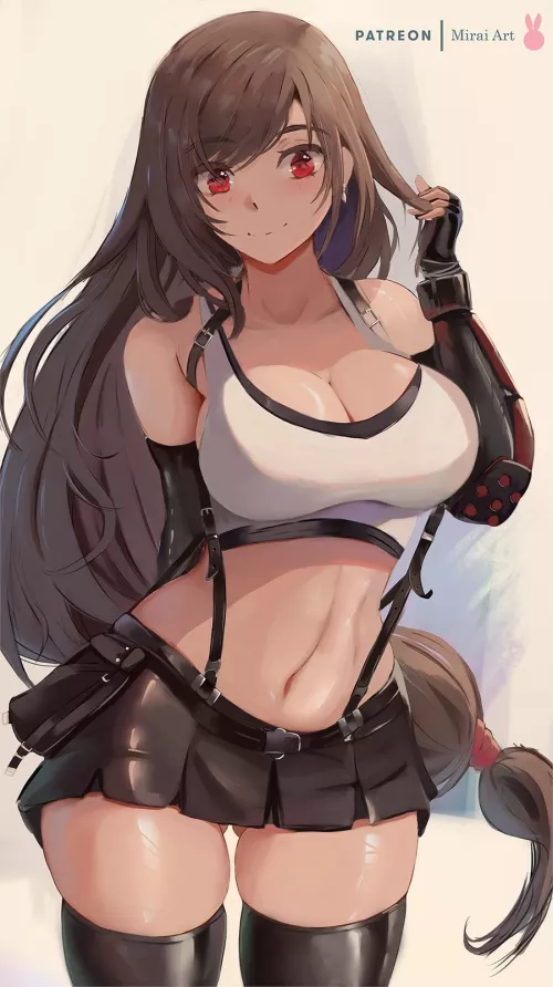 Tifa is thiccc by GrumppyPanda