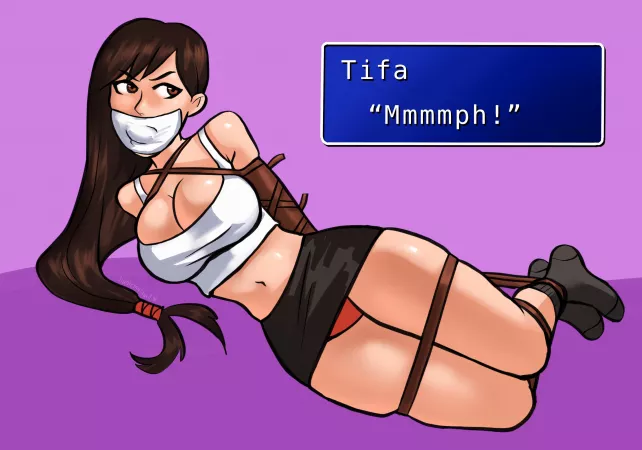 Tifa Lockhart Bondage (huniemustard) [Final Fantasy] by mustardhunie