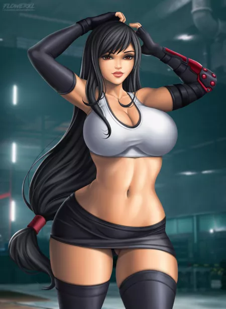 Tifa Lockhart Tuesdays (Art by Flowerxl) by Souted