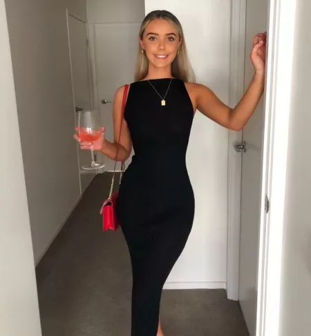 Tight black dress by NewUploader1