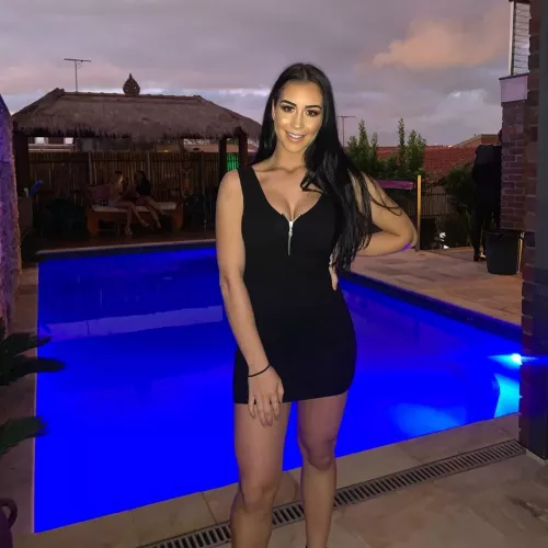 Tight Black Dress by civilrainy