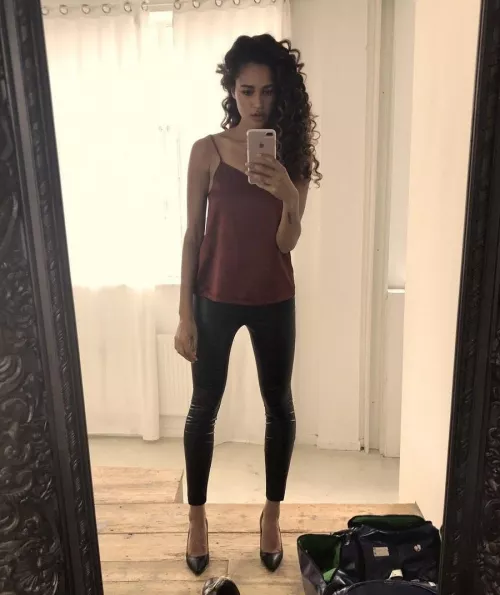 Tight leather leggings by WestMasterpiece4242