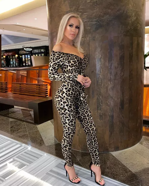 Tight Leopard Jumpsuit by gooningaccount