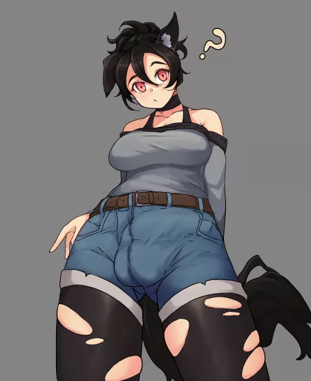Tight Shorts Dog Girl (Todding) [Original] by sequence_string