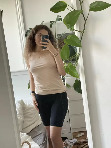 tight shorts, tight top, not so tight body 😁 by adile_like-in-a-lay