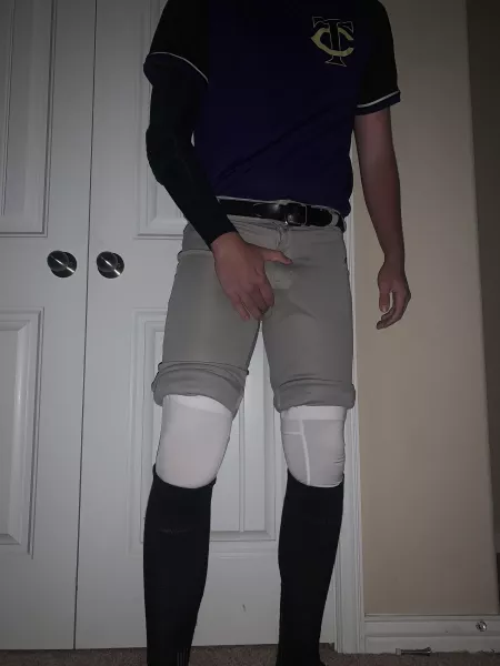 Tights under my baseball pants by samuelWilson01