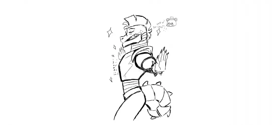 Time for Montgomery Gator (Monty)! by FurryDrawer69