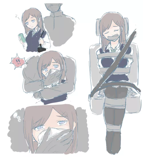 Time for my daily walk by GaggedOtaku