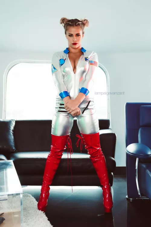 Time to blast off! Paige Vanzant as Space Women. by iampaigevanzant