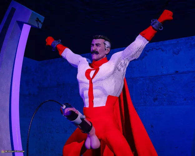 Time to drain Omni-Man of his super-milk! by msangelfood