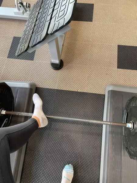 time to get nice and sweaty at the gym ￼￼￼ by jazzystoess