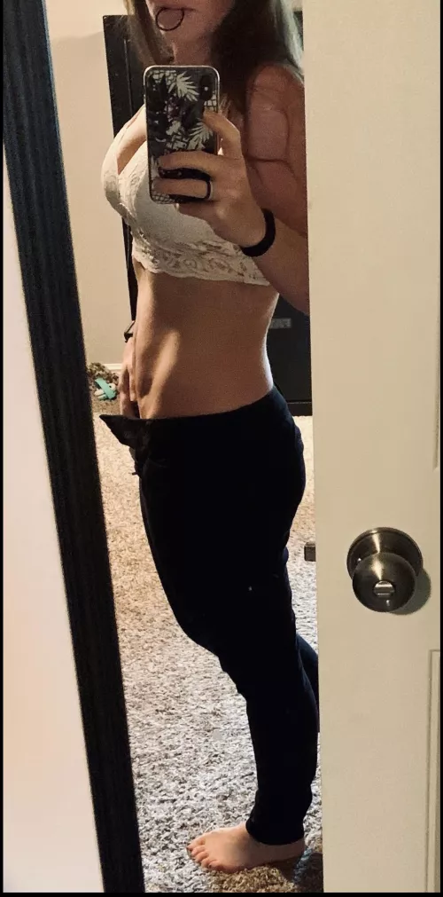 Time to get out of these work clothes. What should I put on?? by wildfiremilf