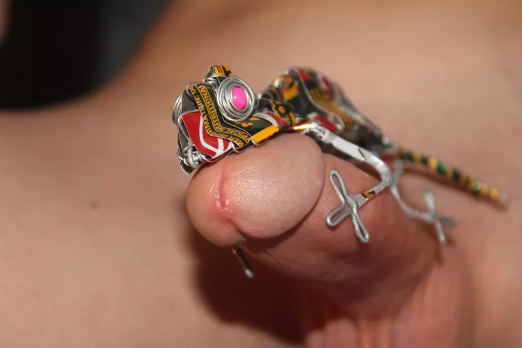 Tin can Chameleon by akaoakmsncnx