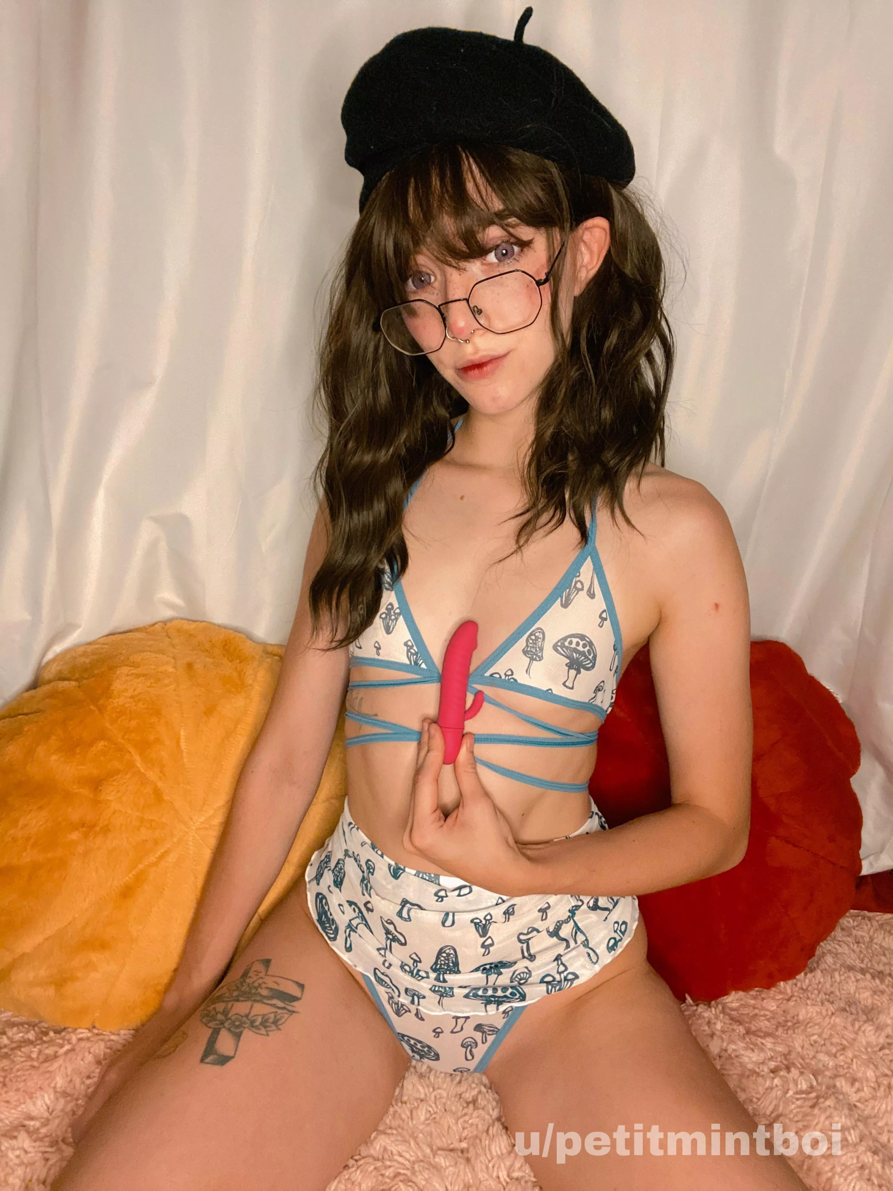 Tiny titties and tiny toys 💕 posted by petitmintboi