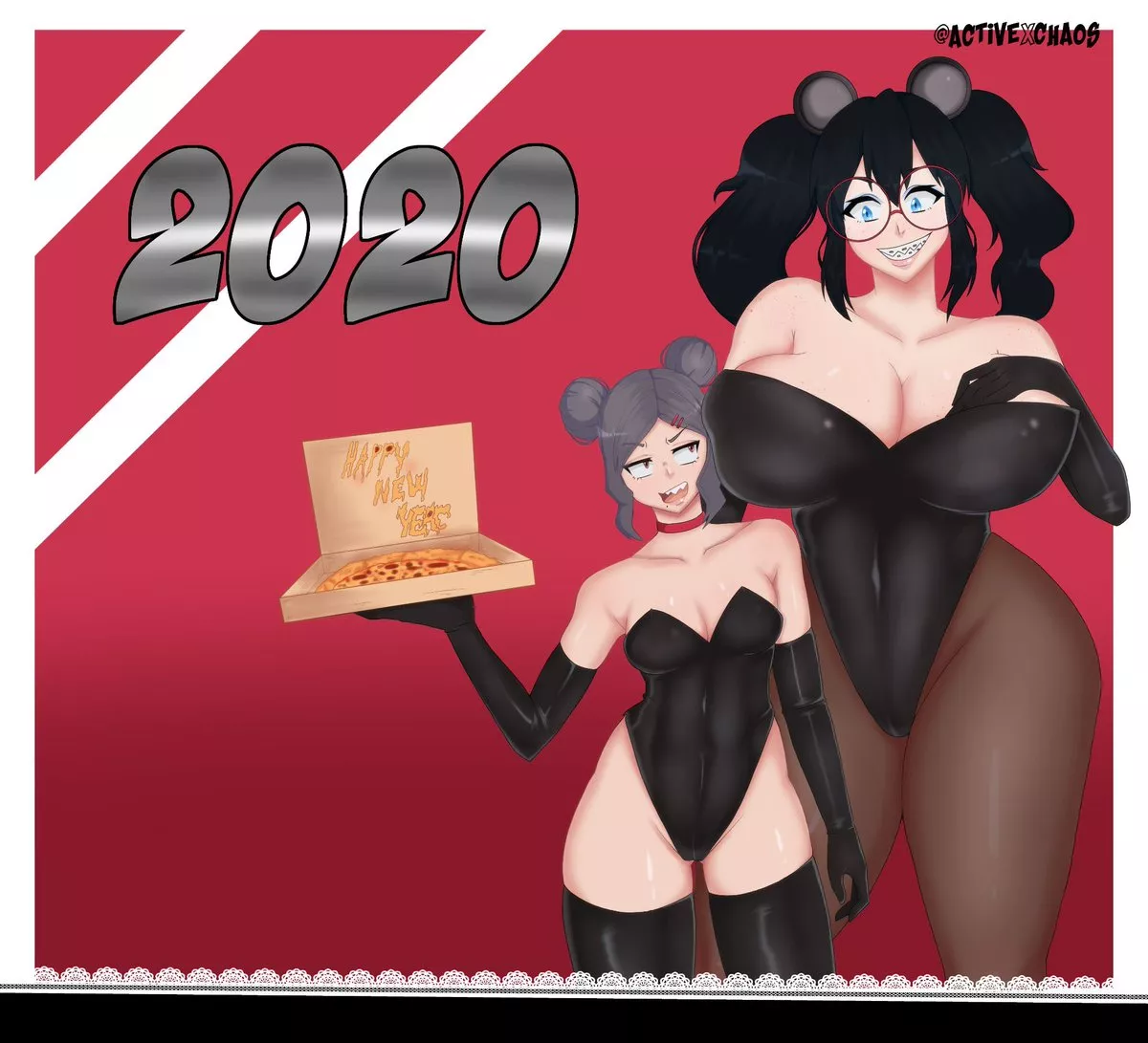 Tips and Boss still Celebrating the New Year (chaos☆cancel) posted by Iamdoingathing