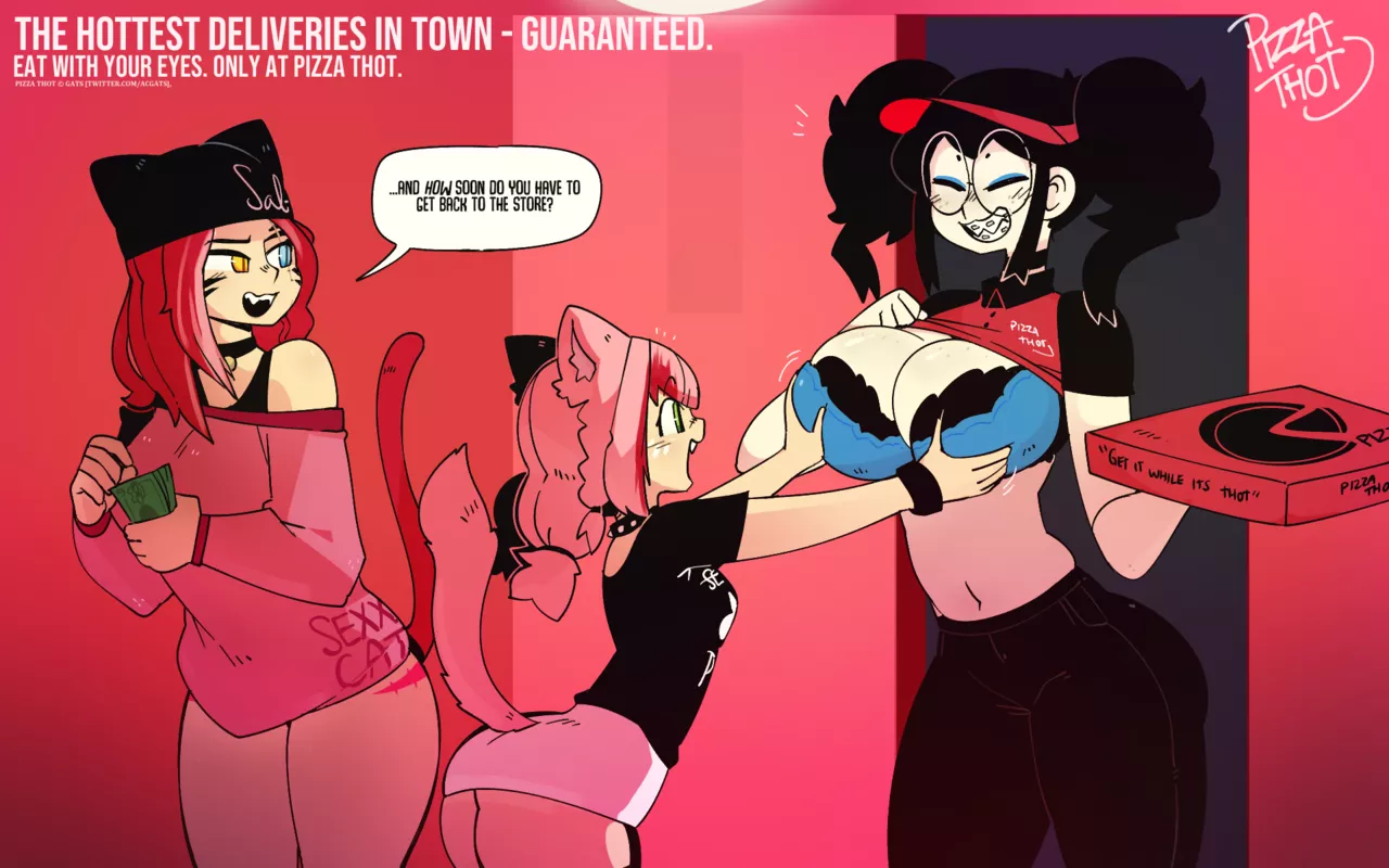 Tips Getting Fondled By Some Cute Nekos (Gats) [OC] posted by A_Creepy_Uncle