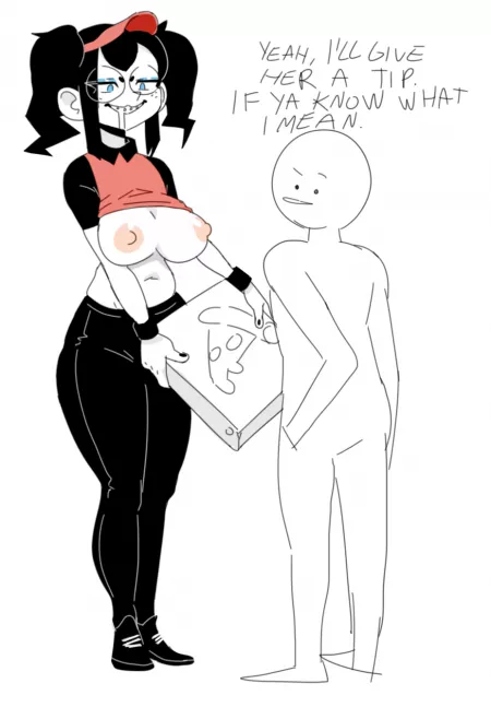 Tips Is Great At Delivering Pizza (hypermeatman) by A_Creepy_Uncle