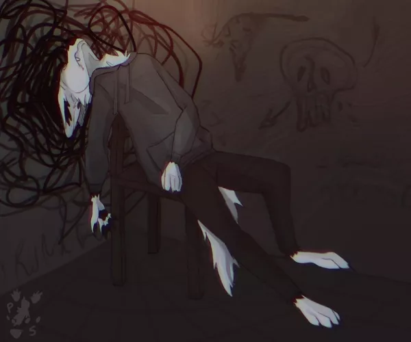 Tired [art by me] by panshugaa