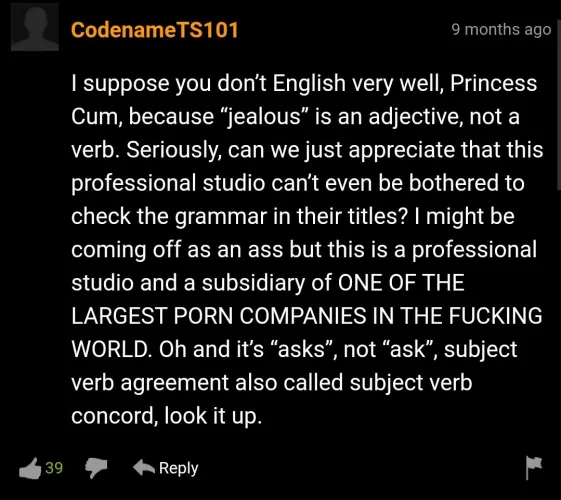 Title of the video was 'Stepsis ask for Creampie to Jealous her Ex Boyfriend' by arrowintheknees