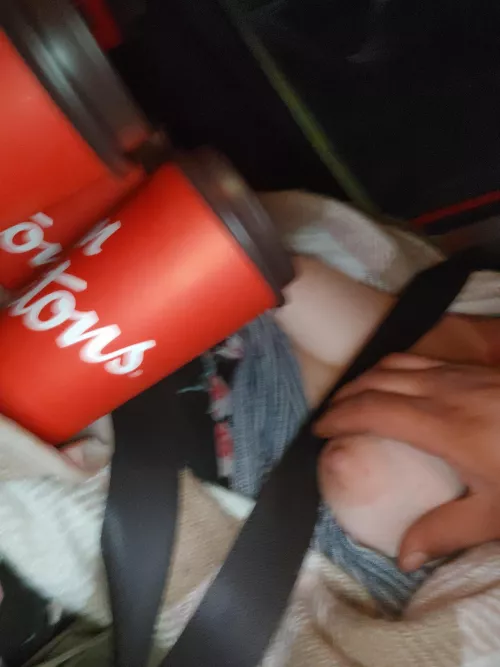 Tits out in Tim's drivethru by pel9090