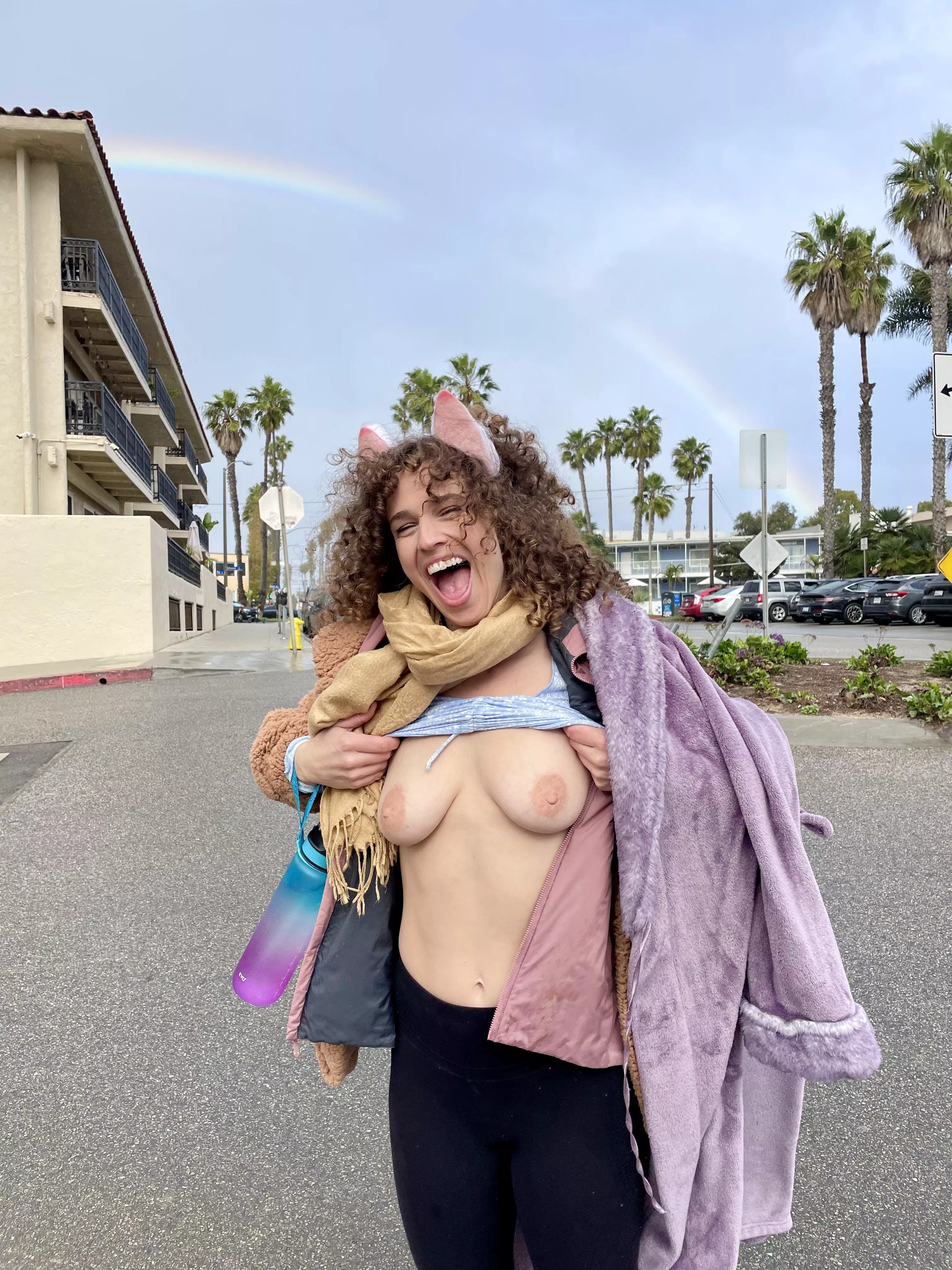 Tits underneath a rainbow. Such a beautiful site. [F] MILF posted by VibeWithMolly