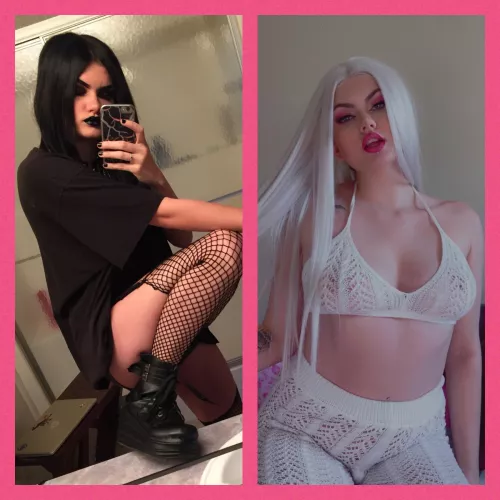 To celebrate my verified bimbo status, heres a 3.5 year difference 🌸 by Bimb0esque