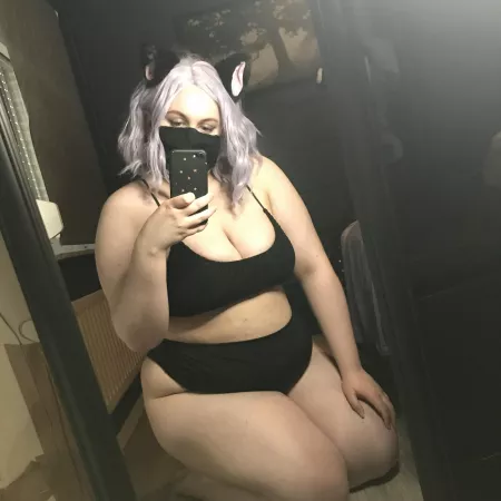 To cold to where a bikini? by SpookyMoonlight1