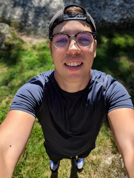 Today I felt confident enough in years to take a selfie with a smile. Go easy on me! by fufixiil