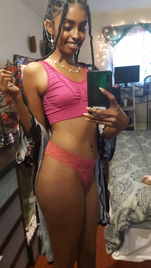 Today I'm lady in pink by AfricanNakedHippy