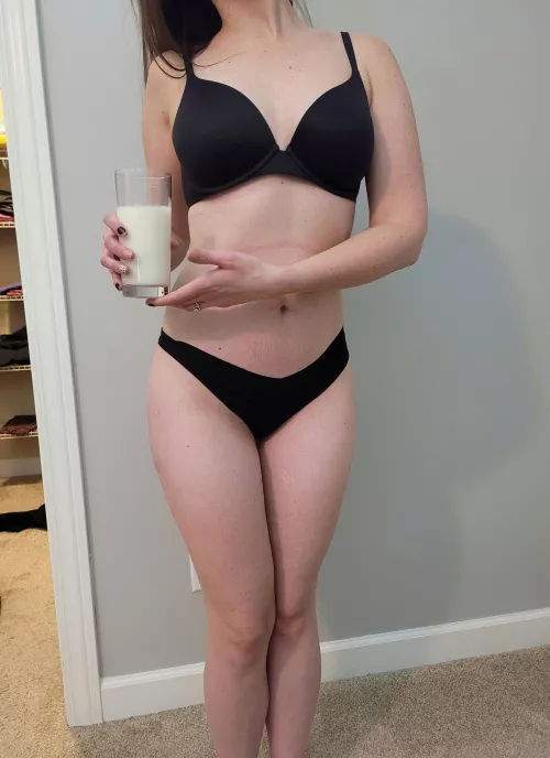 Today is National Milk Day! 1/11. Cheers! [F] by TimidLilyGirl