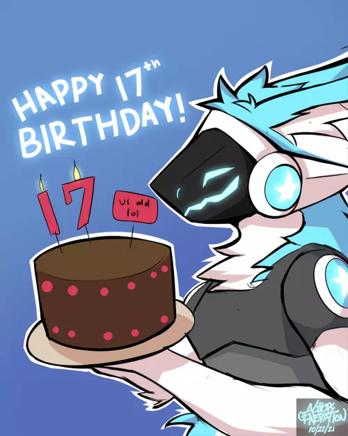 Today's my birthday! (art by me!) by nohopegeneration