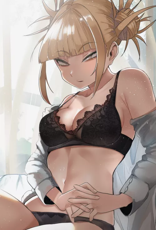 Toga in black lingerie [zd / @zx623723] by AnotherHellCheese