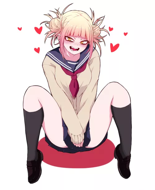Toga's sexy thighs by Henthigh_Senpai