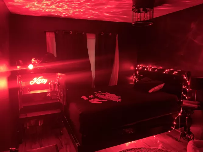 Tonight’s scene for my sub 😈 by LeoSunPantherMoon