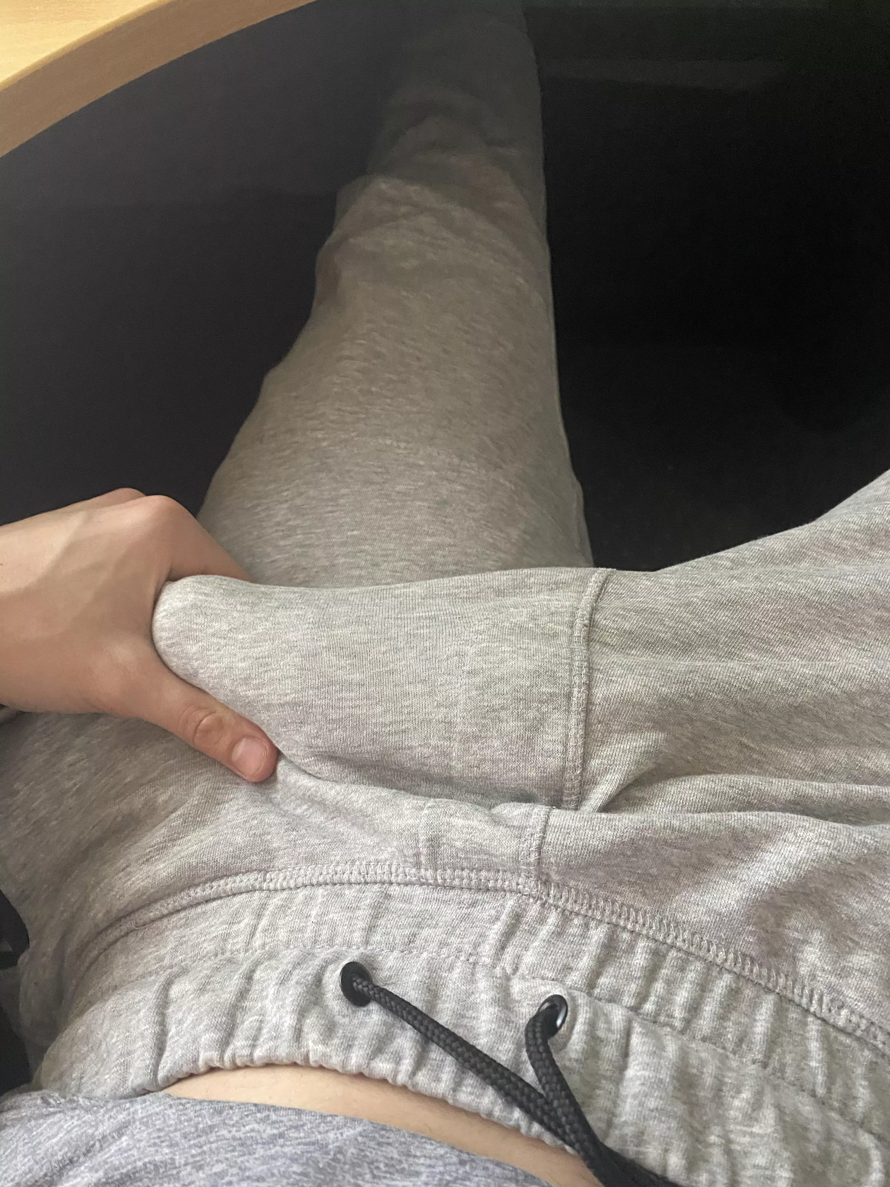 Too horny at work 😩 posted by porn_account_76