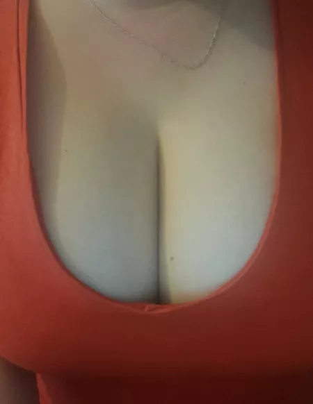 Too low cut for work? by AudioCat16