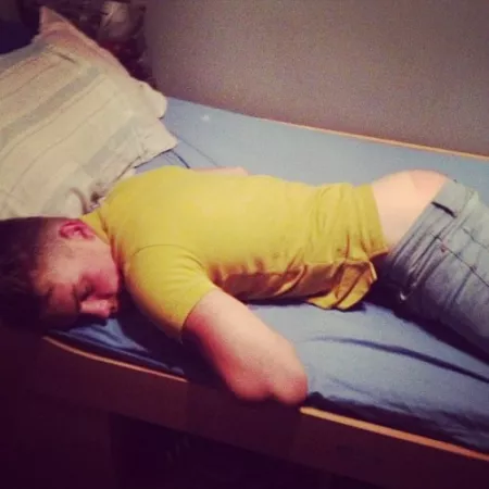 Too Tired to Undress by Mad4Reddit