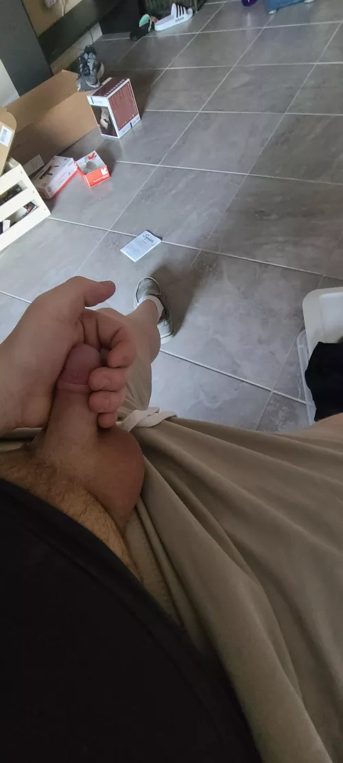 Took a break from moving to show you all my cock. Hope you like it! by WinkyFaceAnon