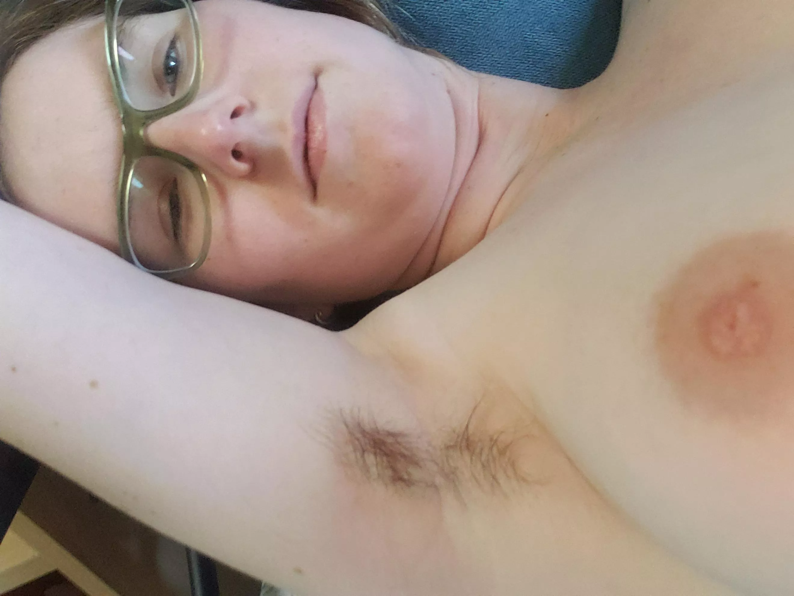 Took a break from studying to take some nudes😂 I liked the lighting posted by QTAnnaMarie