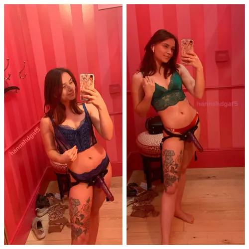 Took the strap into the VS fitting room with me by hannahdgaf5