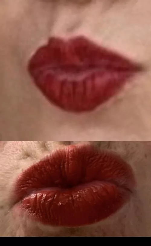 Top or bottoms lips? by notsoshyhubby