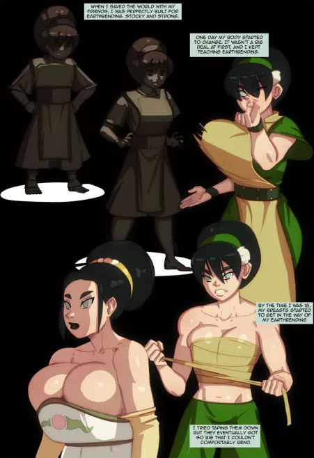 Toph growing up (Morganagod) by Anonimno417