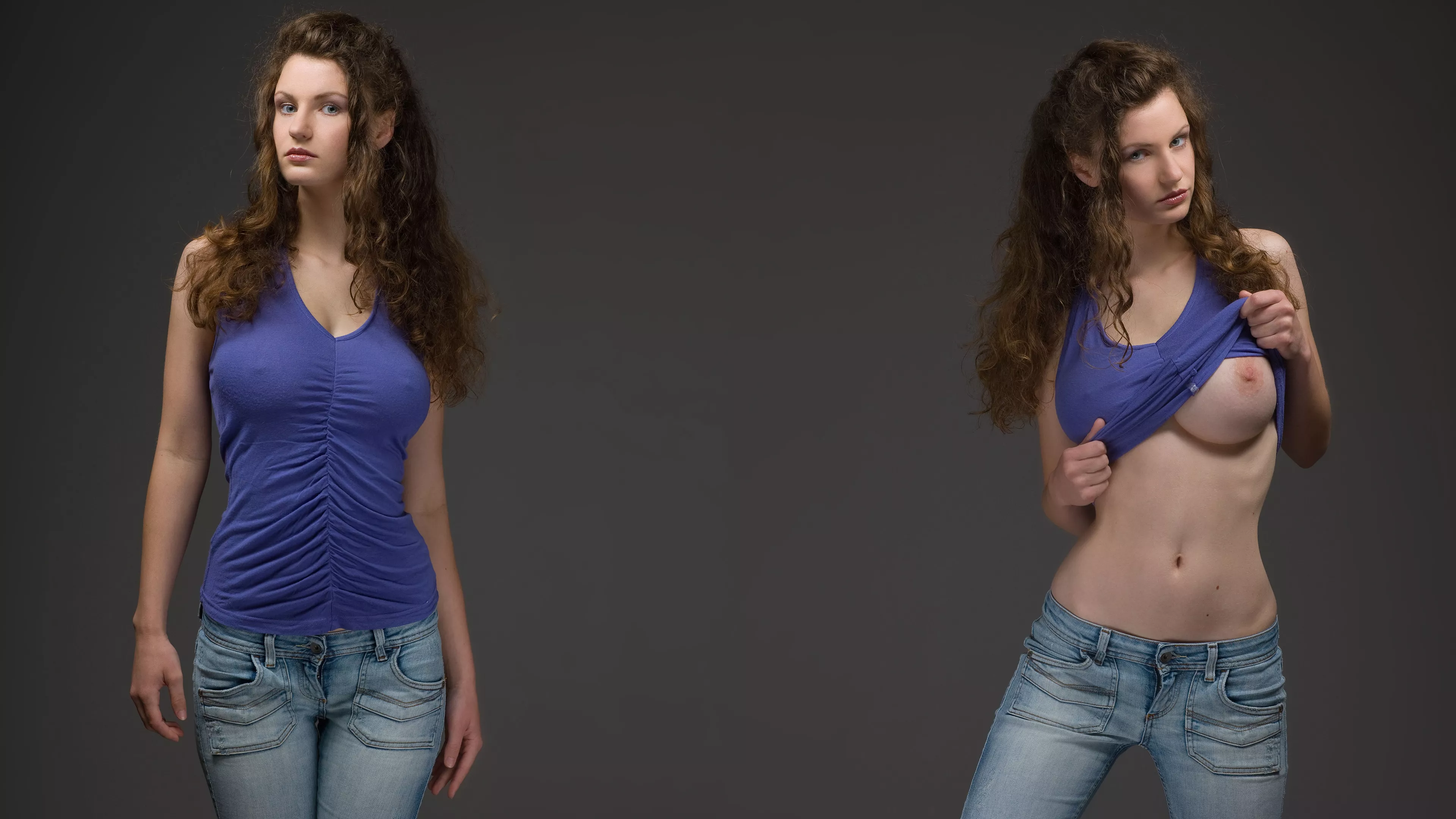 toplessinjeans onoff annoyedtobenude and maybe others? posted by king-_-friday