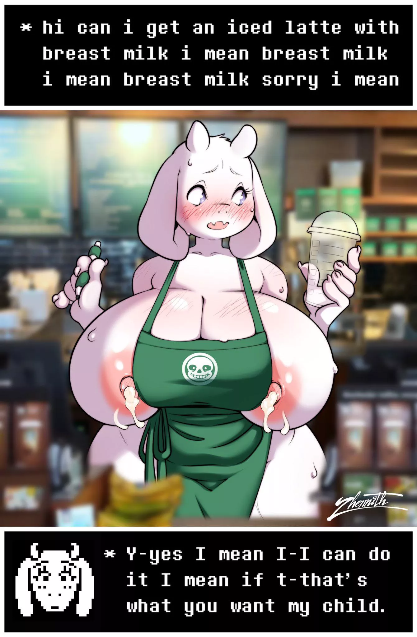 [Toriel] is willing to make the substitution (@zhennith) posted by renegade_zibit