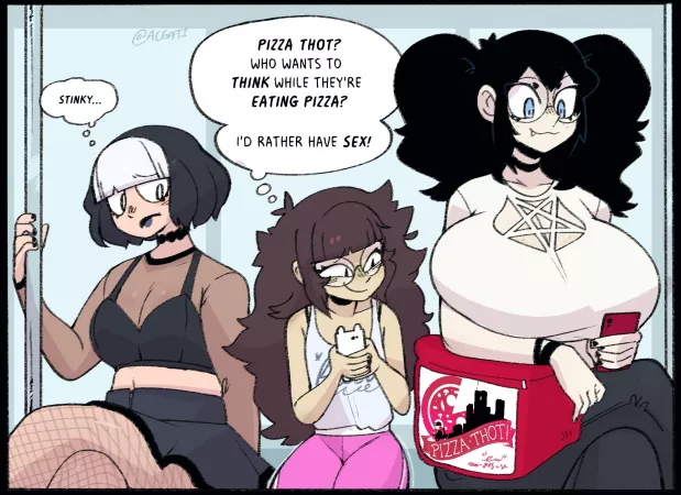 Tottie sees Tips on a bus [Tips, Tottie] (Gats) by whodat_Iis